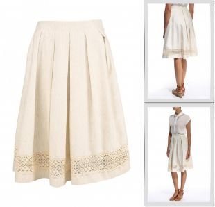 Молочные юбки, юбка gregory, весна-лето 2015